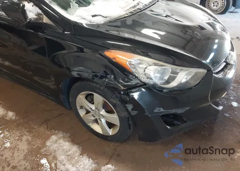 2012 Hyundai Elantra Gls из США, поврежденный, VIN 5NPDH4AE4CH137445